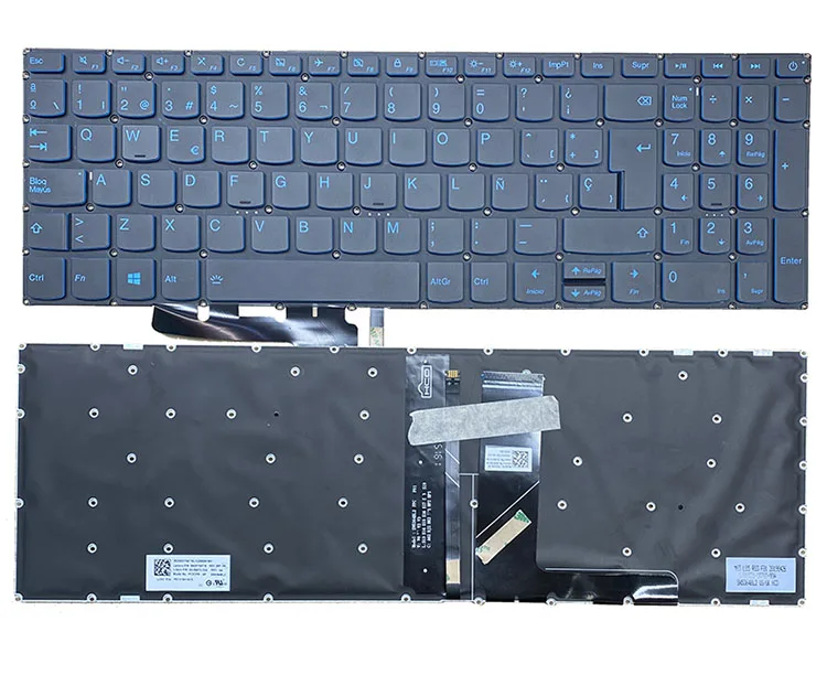 Novo espanhol francês origina teclado fo lenovo