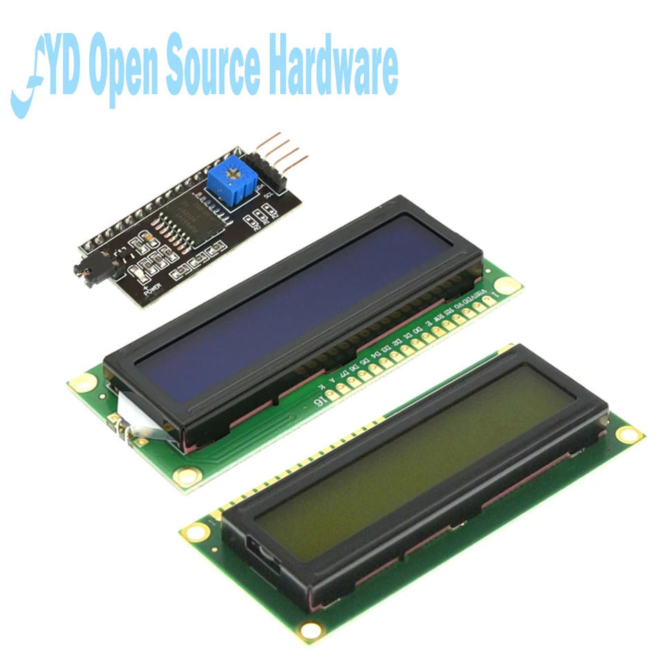 LCD1602 LCD Module Blue Screen IIC/I2C 1602 16X2 For Arduino 1602 LCD UNO R3 Mega2560 Green Screen
