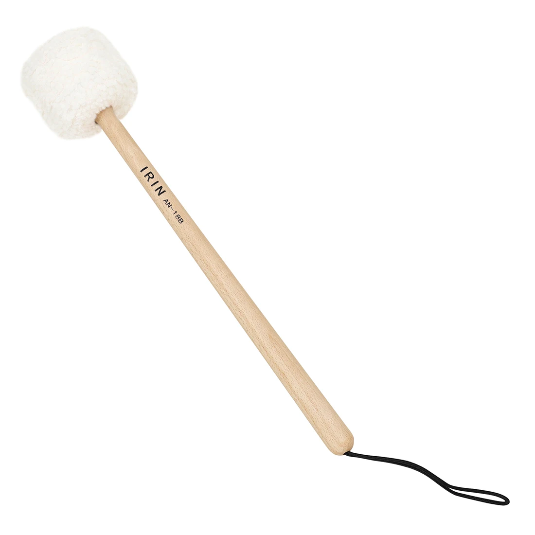 Professional Songbo Hammer Singing Bowl Mallet Sound Therapy Gong Hammer Lamb Plush Head Beech Wood Handle-Small Head