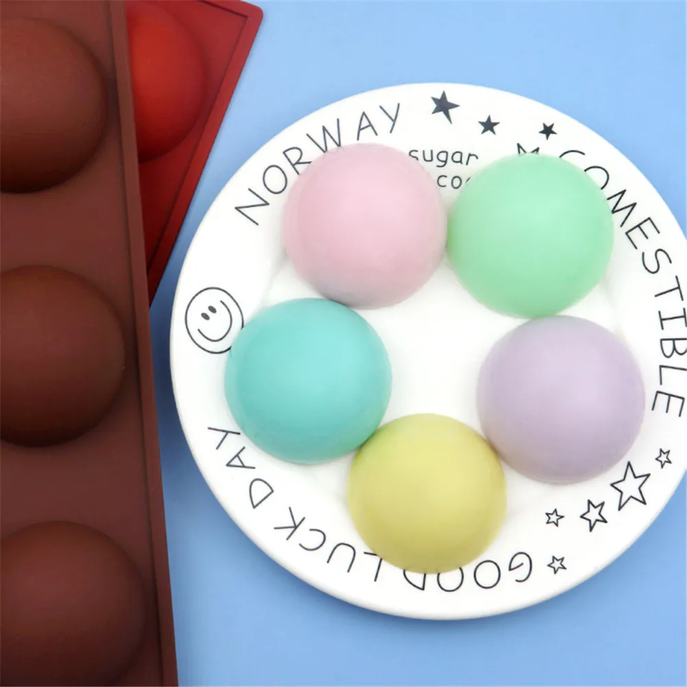 

Semicircle Shape Silicone Mold Chocolate Fondant Mold Baking Tools Cake Decorating Tool Kitchenware