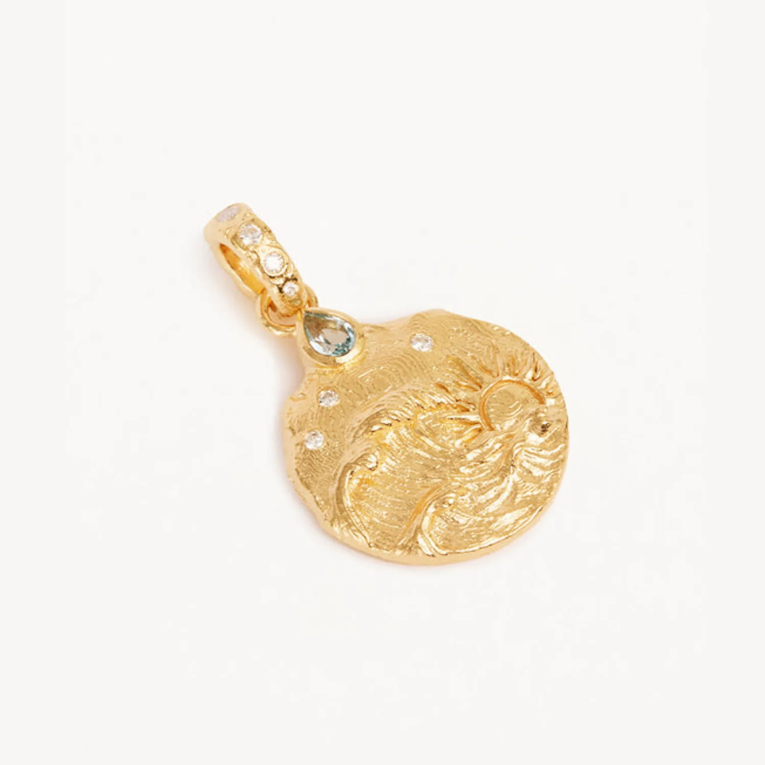 תליון גלים בסגנון חוף עם פנינה, שרשרת אוקיינוס מצופה זהב, הגנה בצבע