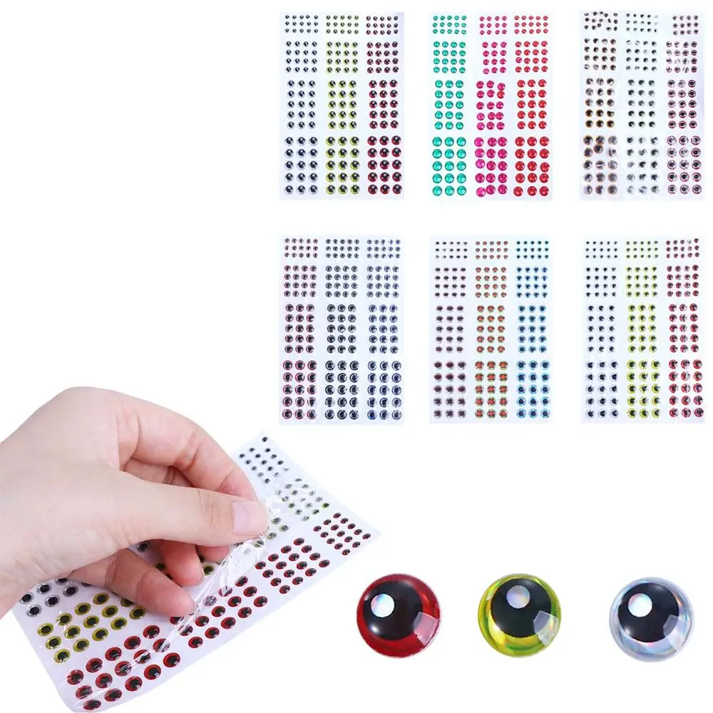 Fishing Tackle Fly Fishing DIY Eye 3D 4D 5D Simulation Artificial Fish Eyes Fishing Lure Eyes 3D Fish Eyes Lure Fish Eyes