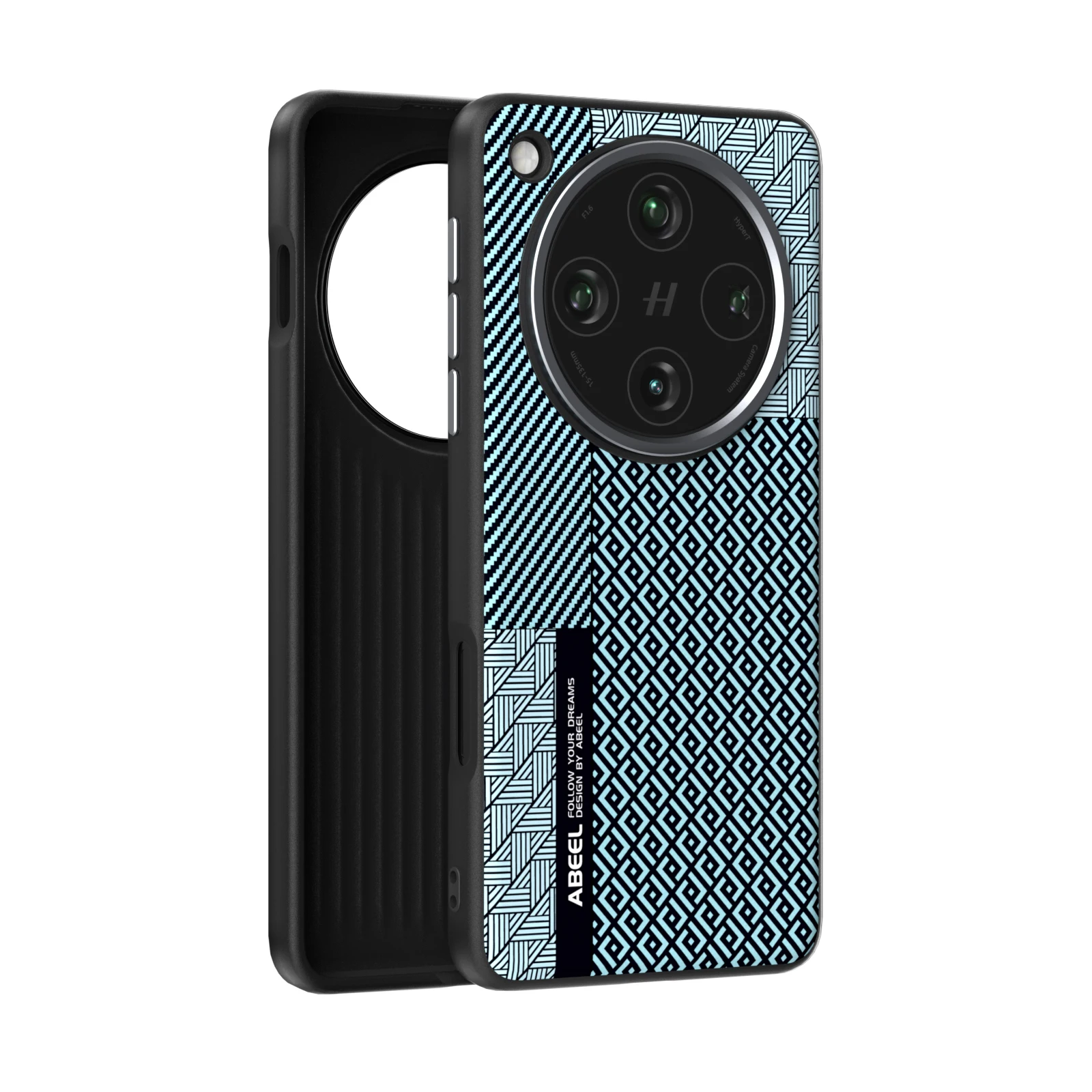 OPPO Magnetic Wireless Charging Carbon Fiber Textured Phone Case with Camera Protection
