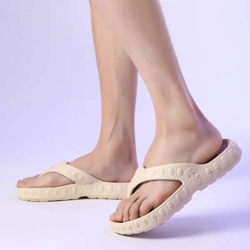 Men's Flip Flops Slip Comfy Non-Slip Summer Slippers Soft Foam Sliders Slipper for Indoor Outdoor_voghion.com