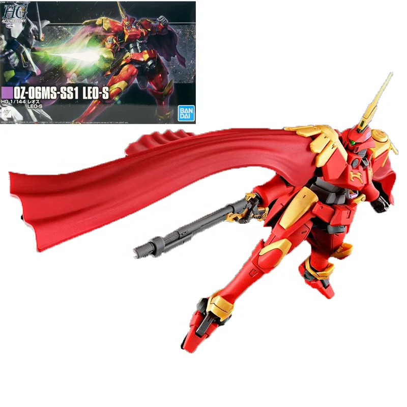 

Bandai Genuine Gundam Model Kit Anime Figure PB Limited HG 1/144 OZ-06MS-SS1 LEO-S Gunpla Anime Action Figure Toys For Children