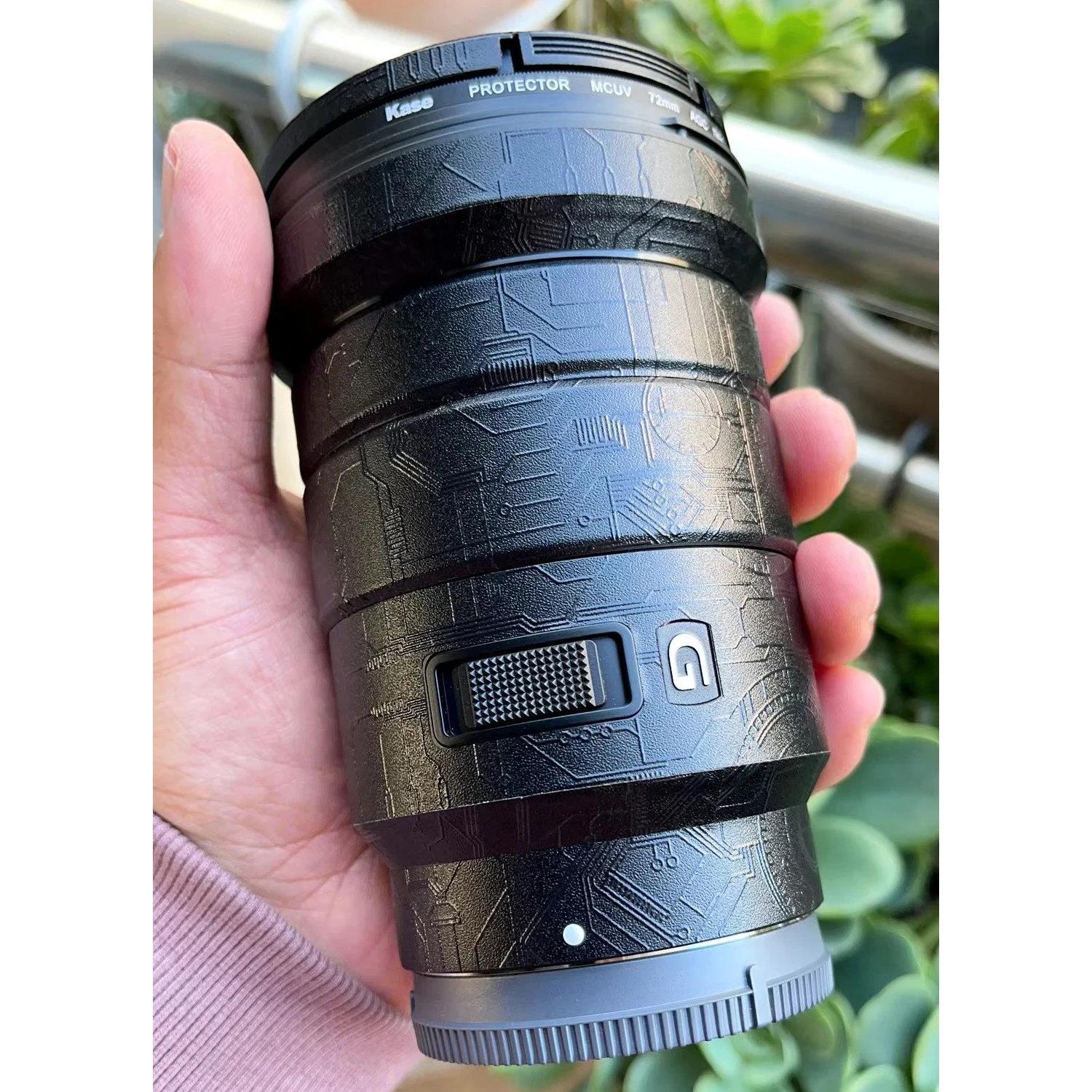 sony SELP18105G プロテクター付き SONY E PZ 18-105mm F4 G OSS