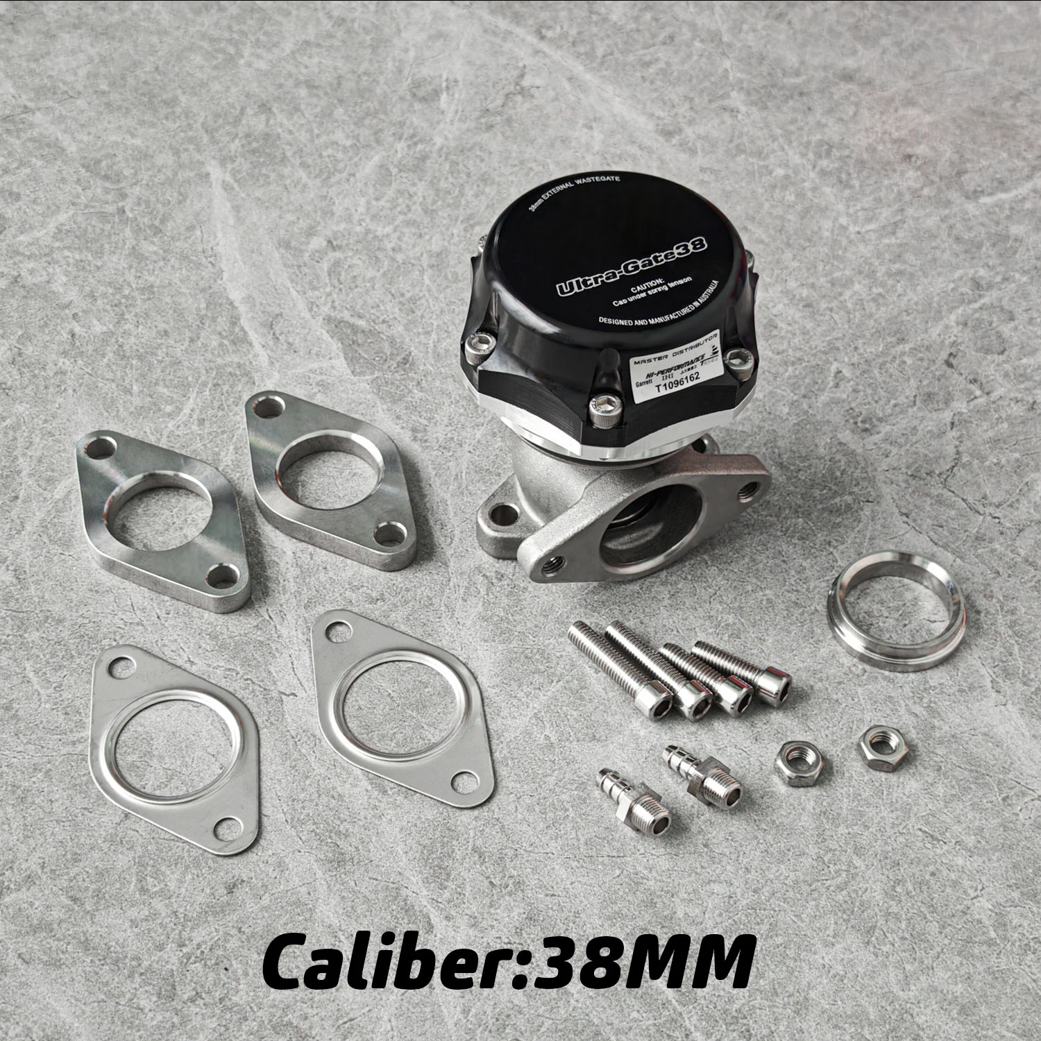 External Waste Gate JDM Waste Gate 38mm 40mm 45mm Black Blue External Wastegate V Band for Manifold