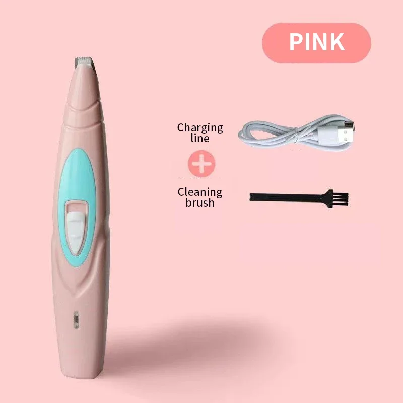 Quiet Rechargeable Pet Foot Trimmer For Dogs Cats No-Nick Paw Groomer Safe Small/Medium Pet Clipper