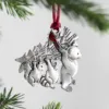 Pure Tin Christmas Tree Decorations Christmas Decorations Metal Pendant Gifts Christmas Tree Glass Crystal Beads Fast Shipping 5