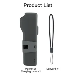Portable Hard Shell Case with Strap (Grey)