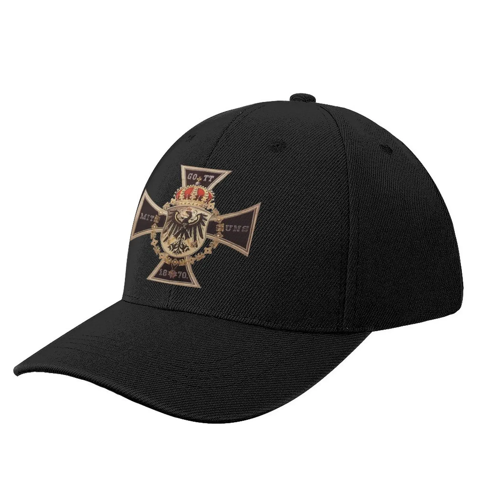 Tedesco 1870 Gott Mit Uns Iron Cross Berretto Da Baseball Vintage Trucker Hat Hat Donna Uomo