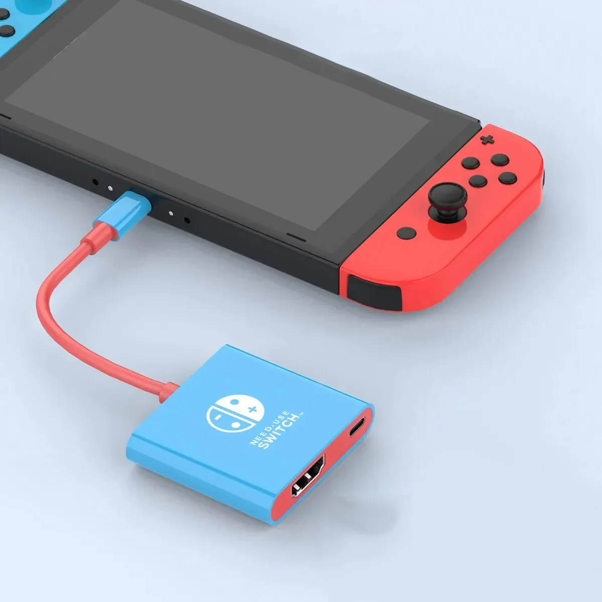 여행 및 게임에 완벽한 HDMI가 포함된 Nintendo 스위치 도킹 스테이션 TYPE-C 허브용 미니 휴대용