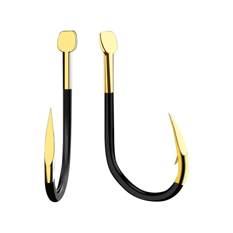 50PCSBagTungstenAlloyFishingHookSingleFishhookLuresCarp