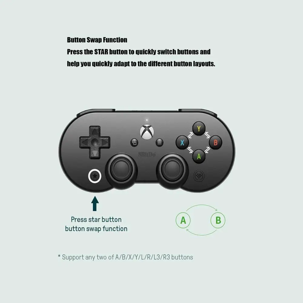 8BitDo-SN30 Pro  ȣȯ  Ʈѷ  е, Ȧ  Xbox Ŭ ̹ ȵ̵ ȣȯ 