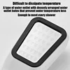 300Hole Chrome Ultra Strong Pressurized Shower Head Square Handheld Pressurized Shower Head Water Saving Shower Head 5