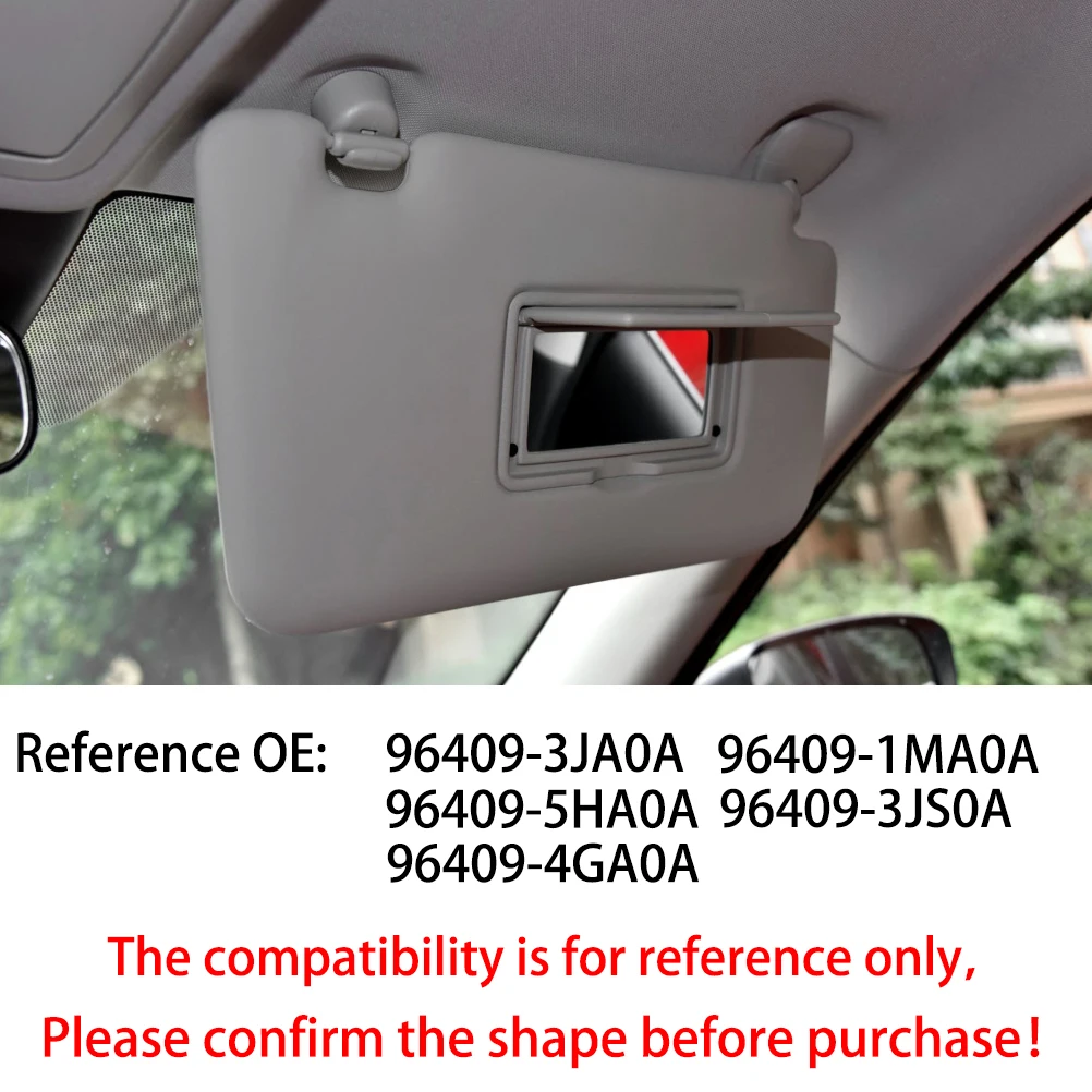 Pair Of Sun Visor Retainer Clips For Nissan Altima, Rogue, Infiniti QX60, QX56, JX35