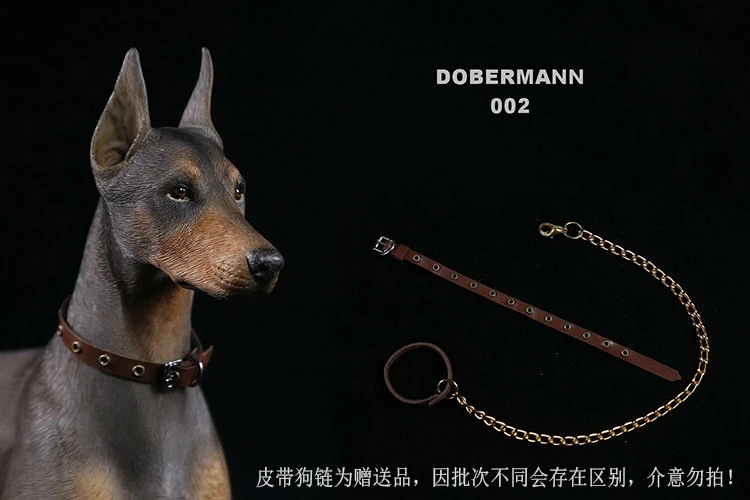 Mr.Z 1/6 Scale Police Dog Pet Doberman Resin Simulation