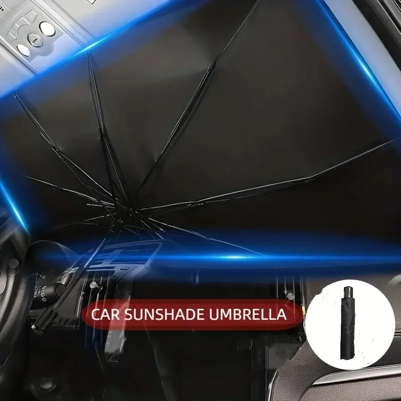 Summer Car Sunshade Umbrella, Car Interior Sunshade, Front Windshield Sunshade, Summer Interior Cooling