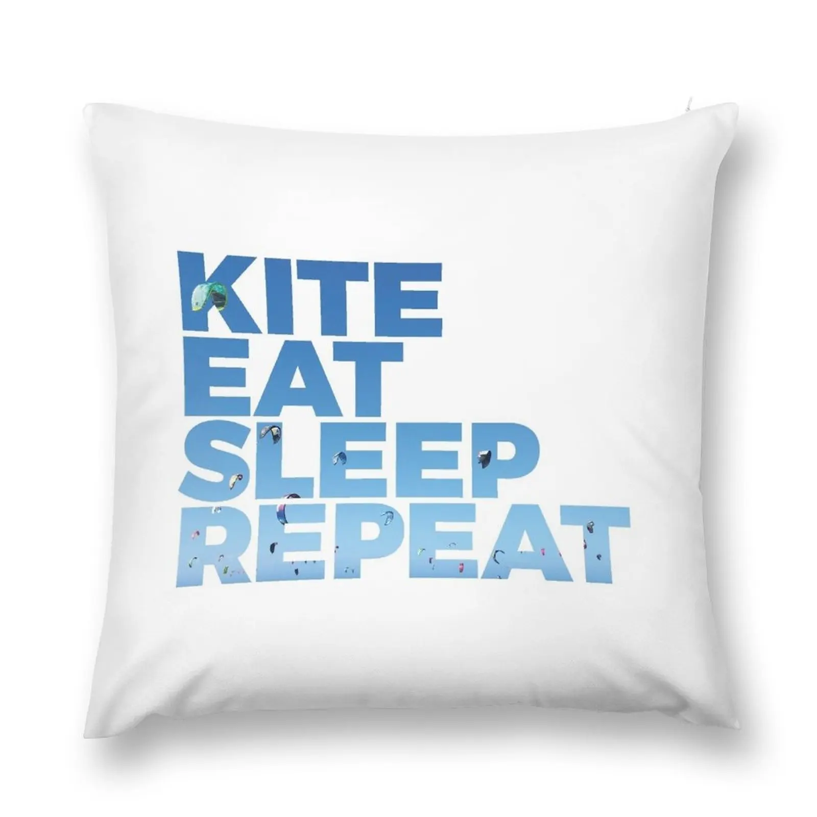 

Kite, Eat, Sleep, Repeat Throw Pillow Pillow Cases Decorative christmas pillowcases pillow cover christmas