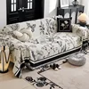 Vintage French Style Chenille Sofa Cover, Full Coverage for All Seasons, Luxury High-End Sofa Protector Slipcover 2