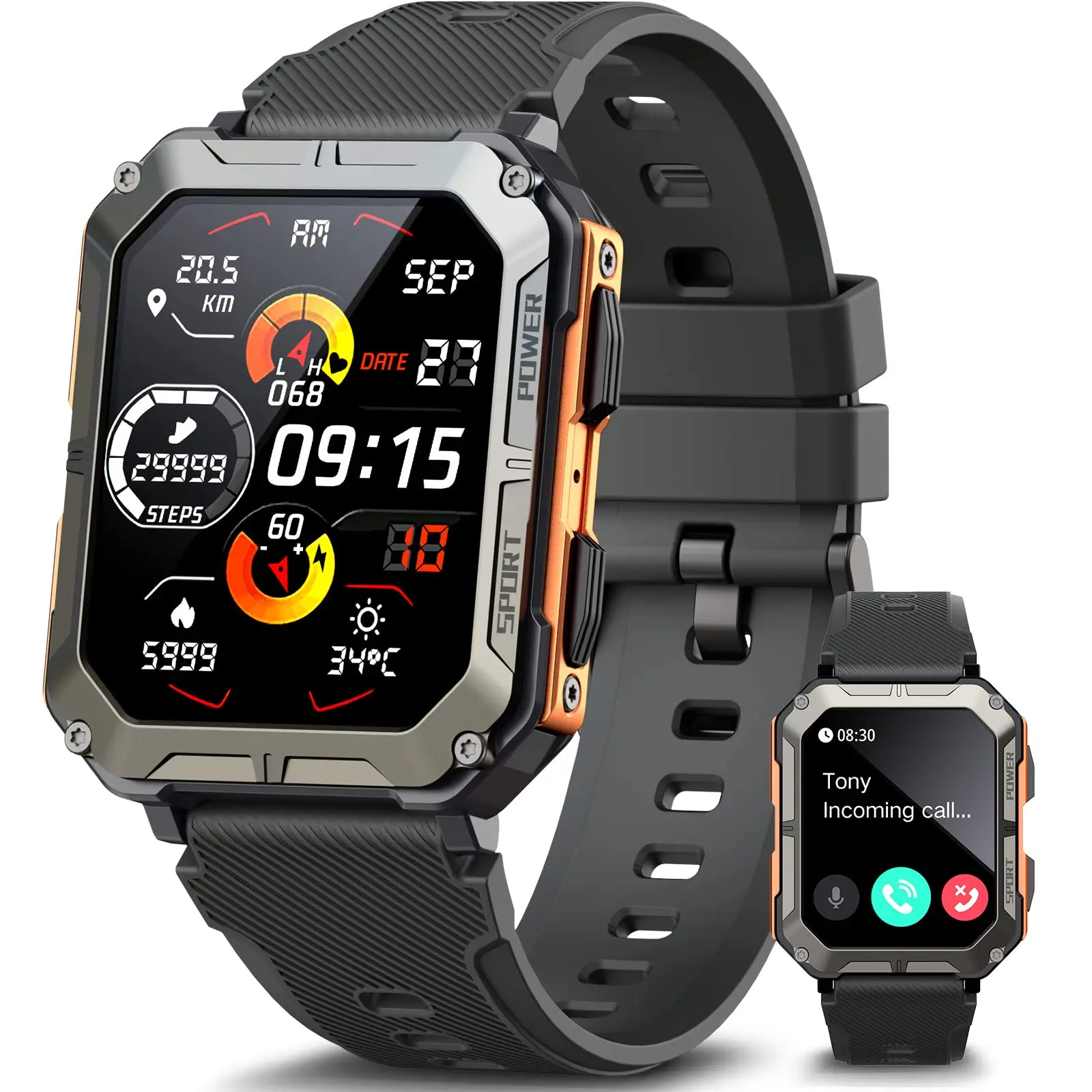 Smartwatch Smart Watch Smart Watch Day Ip68 C20pro Smart Watch Lemfo Smart Watch - Smart Watches