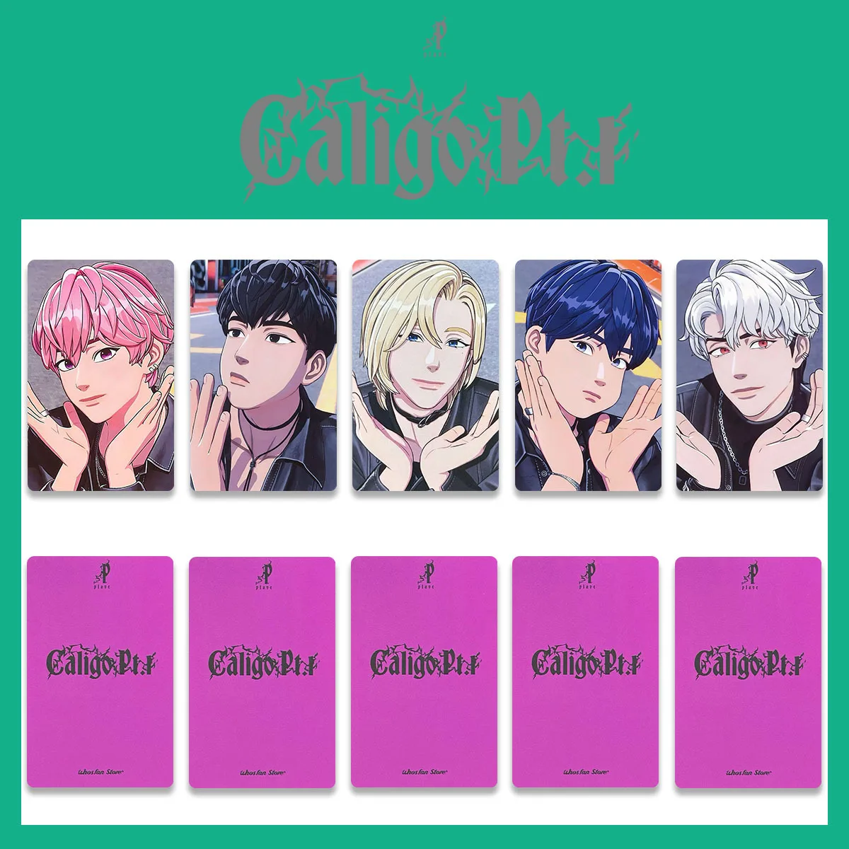 5Pcs/Set Kpop PLAVE Caligo Pt.1 Album New Photocards List BAMBY