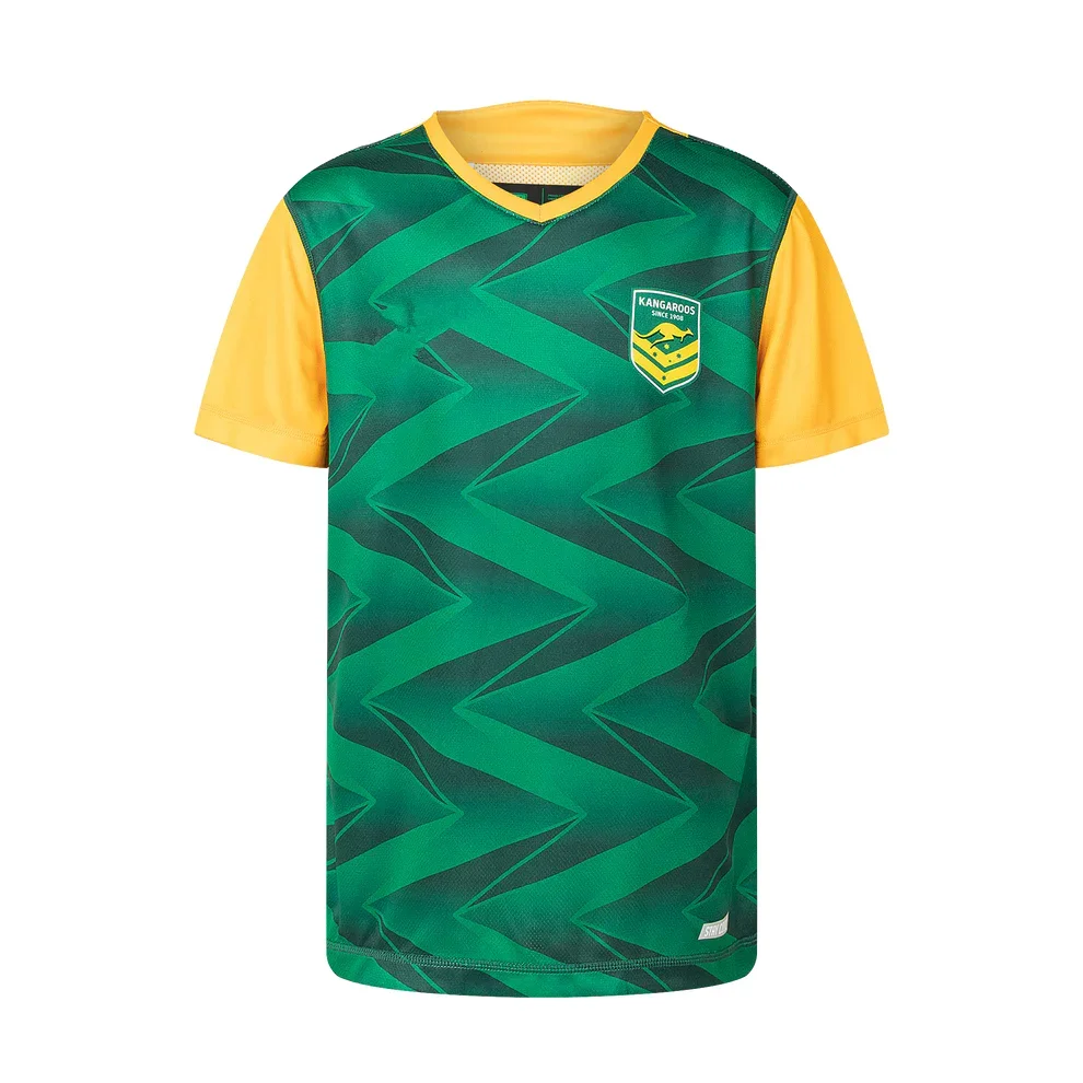 AUSTRALIAN KANGAROOS MEN'S RUGBY JERSEY TRAINING SINGLET Size:S-5XL