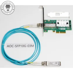 Enhanced 10Gb Network RDMA NIC with SFP+ Optic Transceiver (MCX311A - XCAT AOC 3m)