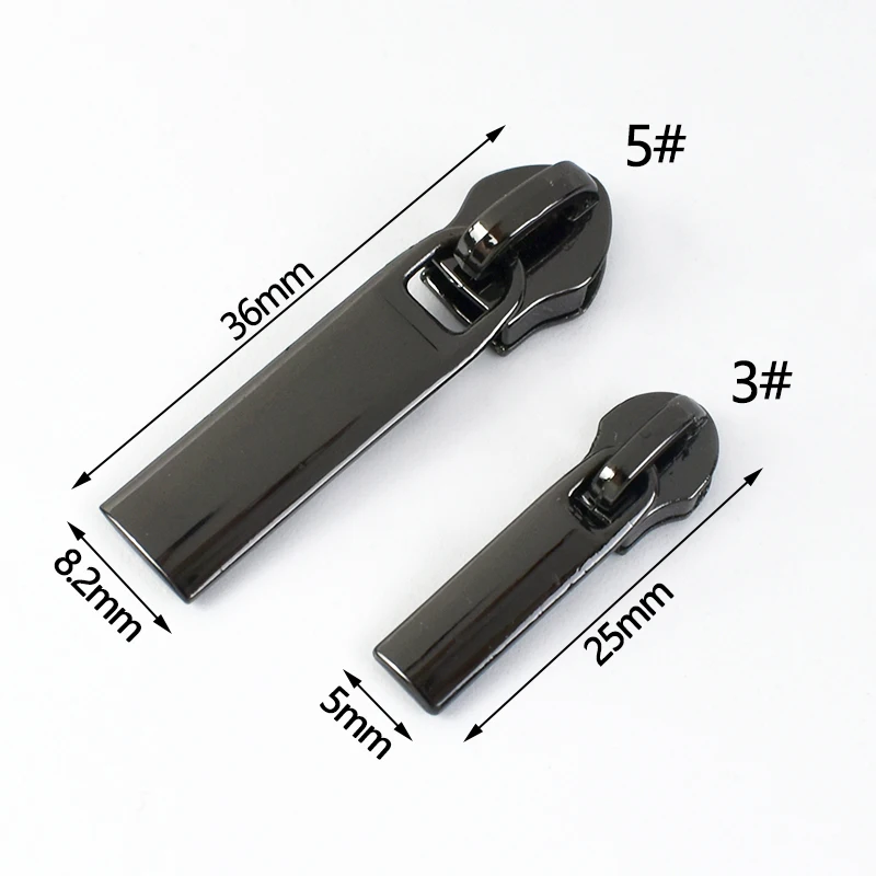 Assorted Zipper Slider Pack for Nylon Zippers - Repair and Sewing Accessories