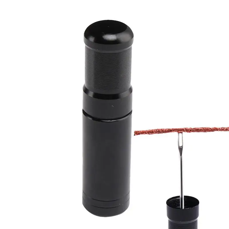 

Universal Tire Repair Kit Vacuum Tire Repair Tool With Rubber Tire Repair Strings Cycling Tire Maintenance Tools Aluminum Alloy