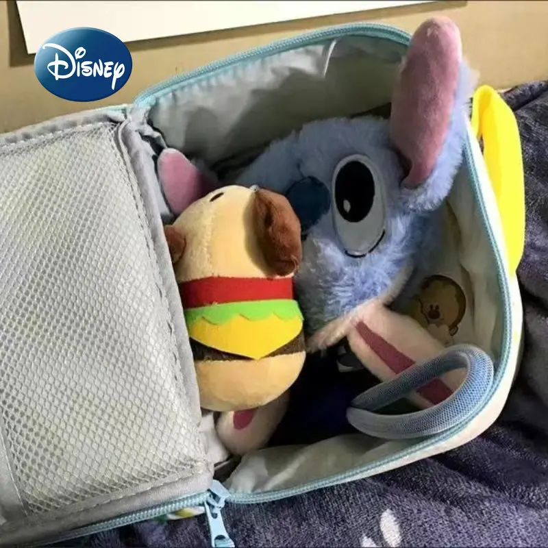Disney Winnie Bear New Portable Makeup Bag Luxury Brand Makeup Bag Cartoon Fashion Large Capacity Storage Travel Makeup Bag