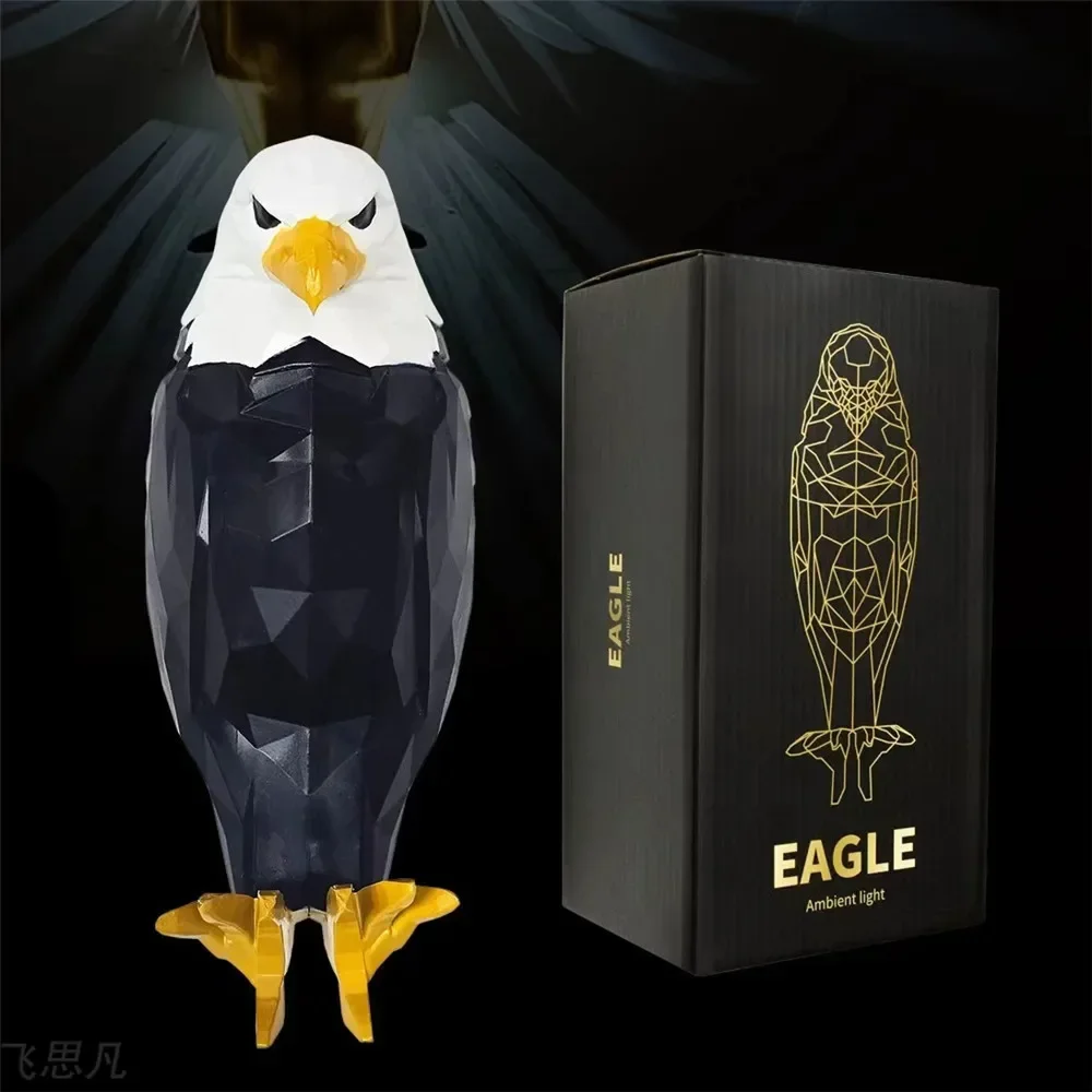 LED Wall Lamp Wall Light 3D Bald Eagle Wall Night American Eagle Night Light Decoration