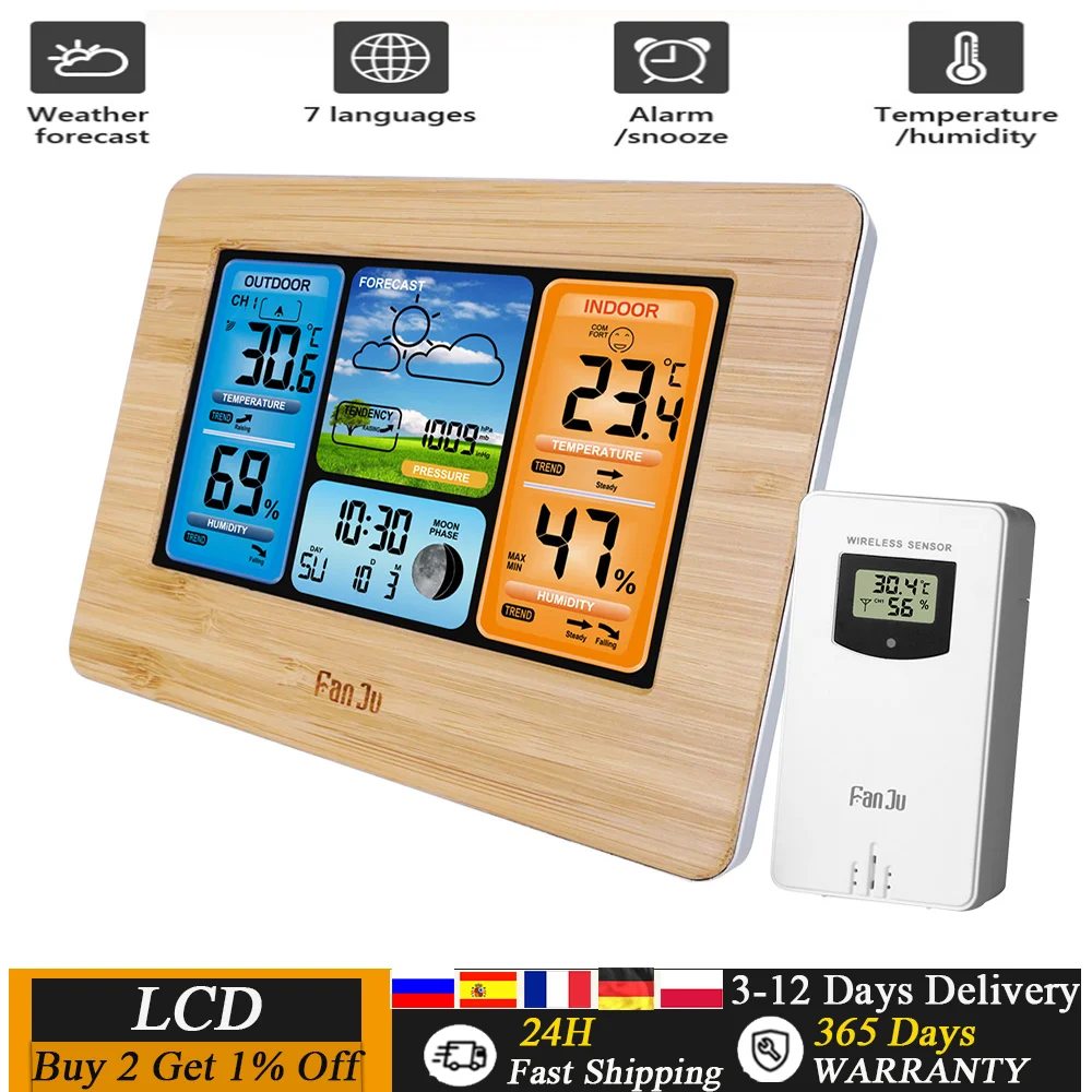 Digital Weather Station Clock 1