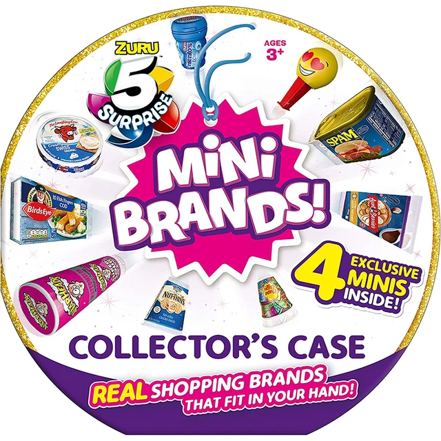 5 Surprise Foodie Mini Brands (2 Pack) by Zuru, Mystery Capsule Real Miniature Brands Collectibles, Fast Food Toys and Shopping Accessories