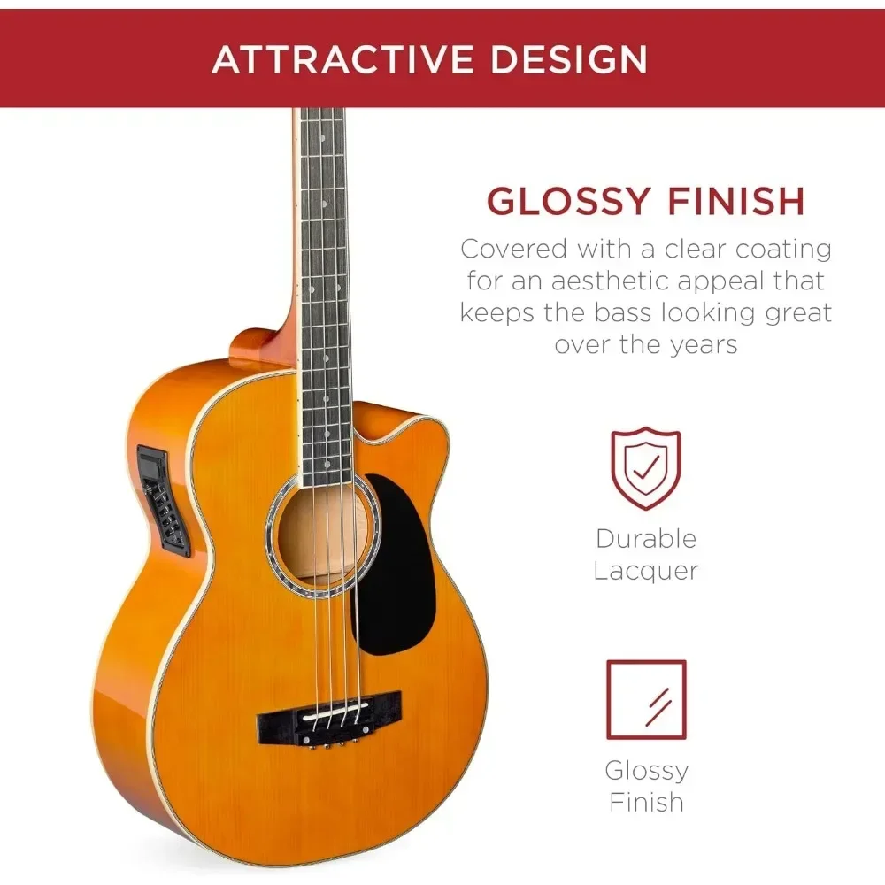 Guitar Accessories Portable Acoustic Electric Bass with Bag