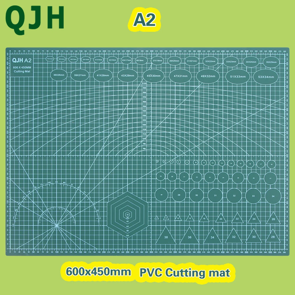 A2 Cutting Mat Sewing Mat Single Side Craft Mat Cutting Board for Fabric  Sewing and Crafting DIY Leather Craft Tools 600x450mm