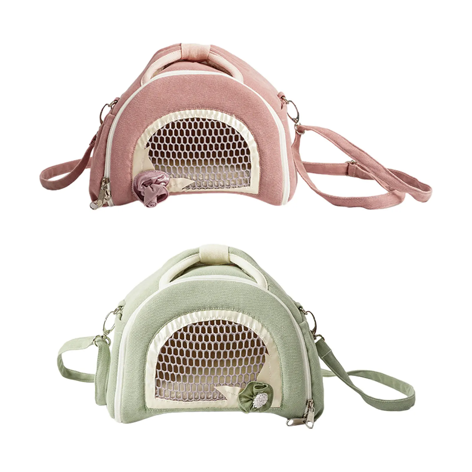 Hamster Carrier Bag Shoulder Bag Travel Portable Breathable Pet Outdoor Pouch For Small Animals Small Pet Squirrel Hedgehog Rat pet carrier