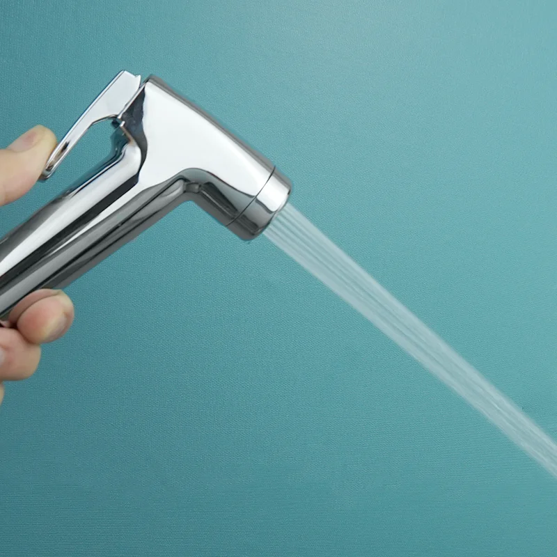 Wall Mounted Black Toilet Cleaning Bidet ABS Spray Gun Sprayer Set Anal Cleaning Washing Machine Bathroom Shower Nozzle