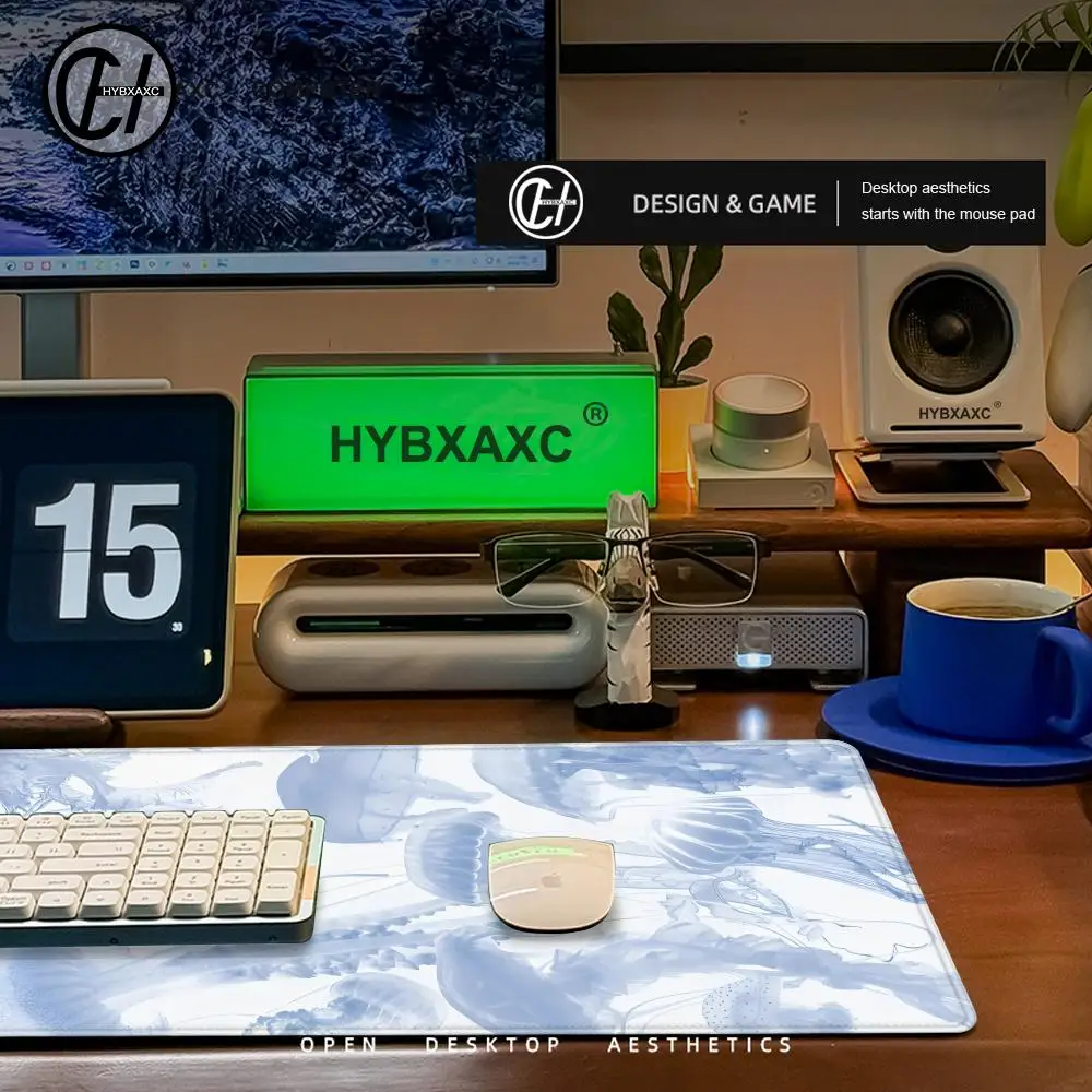 لوحة ماوس فاخرة حافة مخيطة