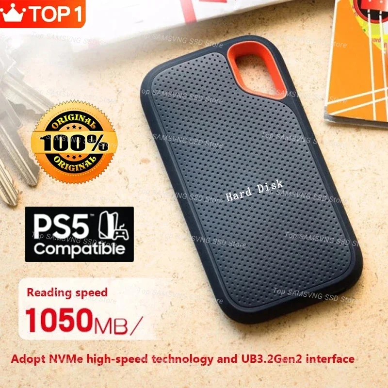 

Brand External SSD Portable Solid State Drive E61 4TB 256TB 1TB 2TB Type C A USB 3.2 Gen2 Mobile Hard Drive Disk for Laptop PS5