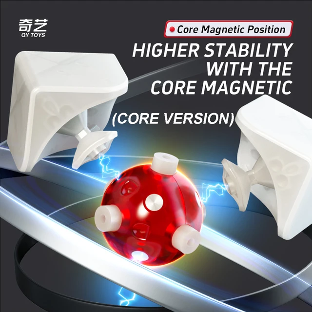QiYi M Pro Speedcube 2x2x2 Magnetic Magic Cube Professional 2×2 Speed Puzzle Children's Fidget Toys 2x2 QY Original Cubo Magico 4