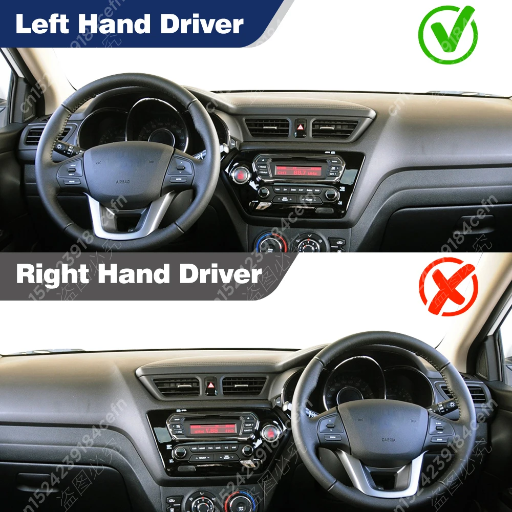 Car dashboard pad cover Dashboard Cover Russia Kia Rio 3 2012 2013 2014 2015 Dash Mat Sun Shade Anti-UV Carpets Car Accessories