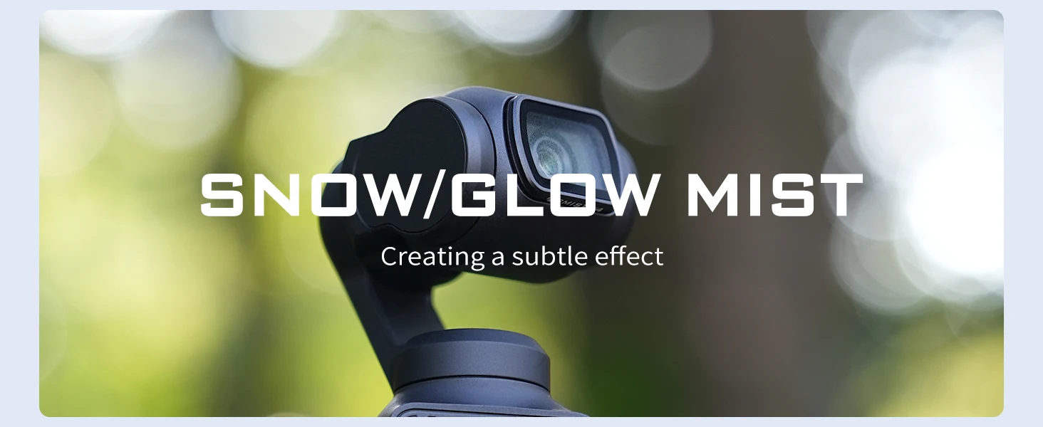 Mist Filter Duo for Osmo Pocket 3: Snow Mist 1/8 & Glow Mist 1/8 - Cinematic Enh