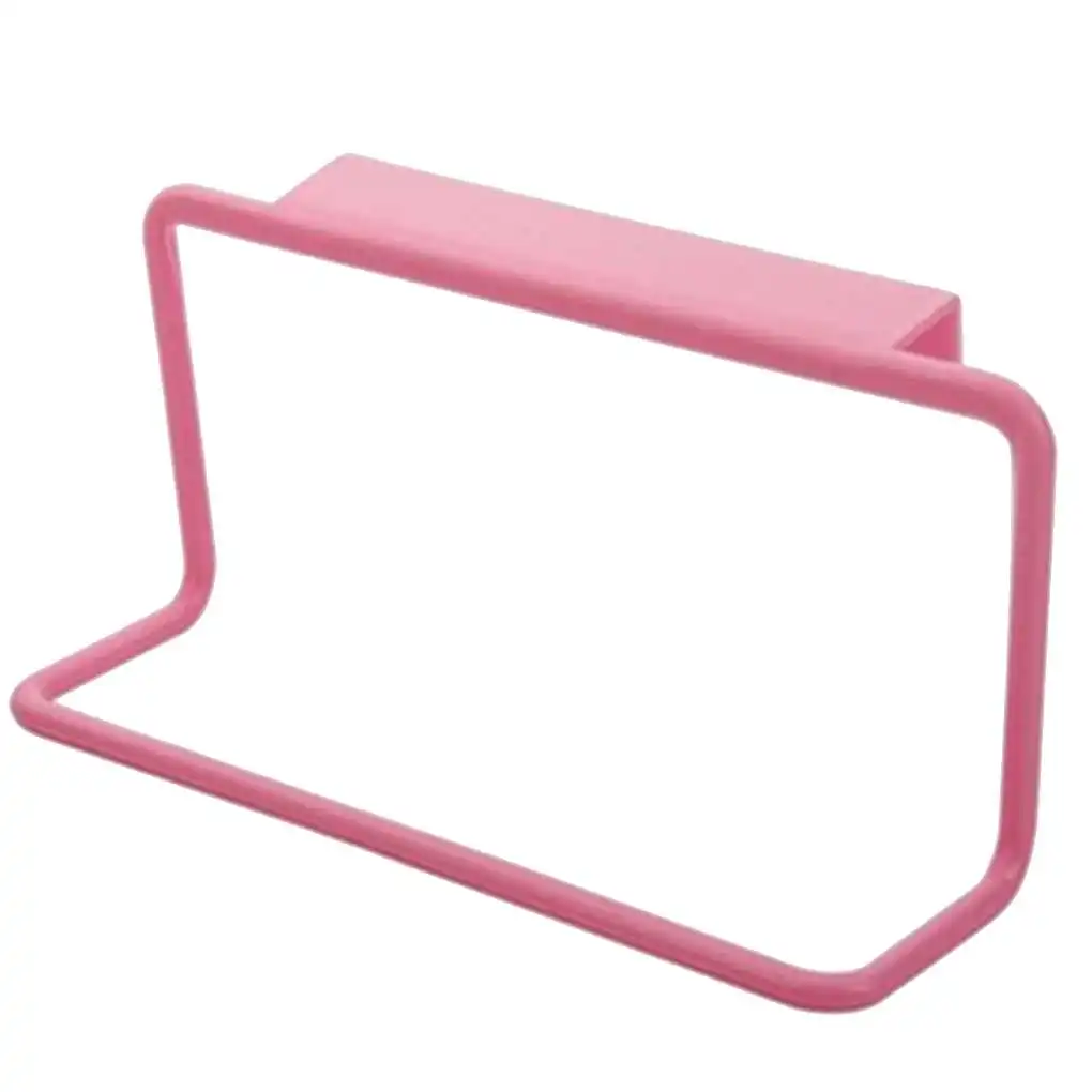 Plastic Towel Rack Hanging Holder Organizer Bathroom Kitchen Cabinet Cupboard Hanger