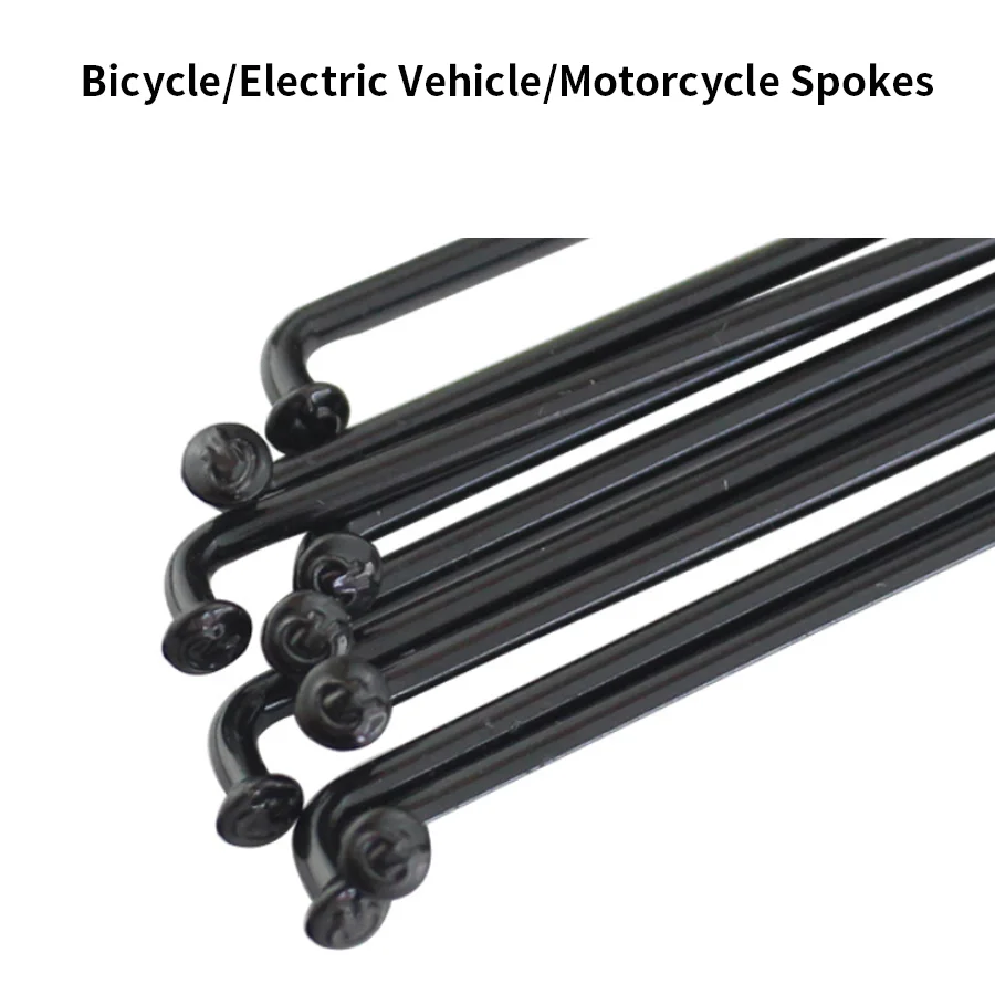 High Strength Mountain / Road Bike 14G Spokes Bicycle Steel Spokes 170mm-300mm 36pcs bicycle spokes bike accessories