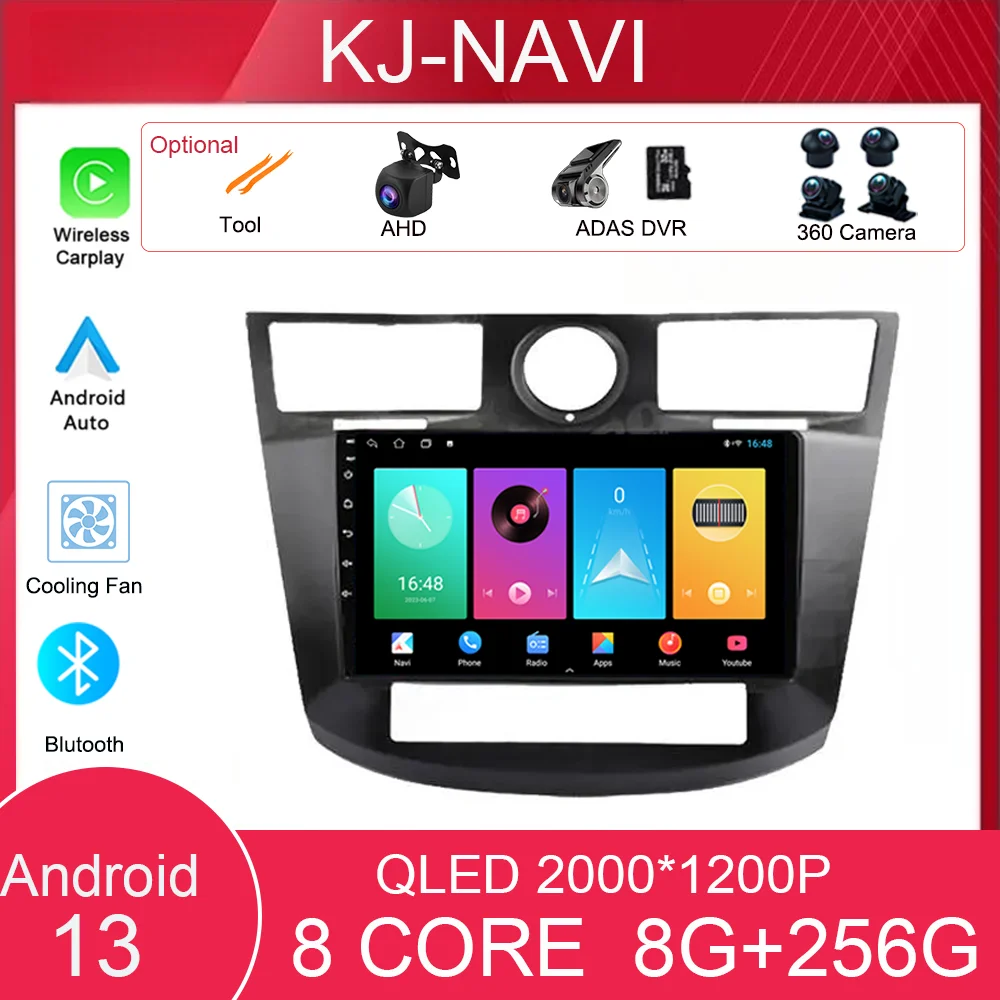 

Carplay Smart Stereo Android 13 для Chrysler Sebring Cirrus 2007-2010 Auto 360 радиоядерная система мультимедийная система Blutooth