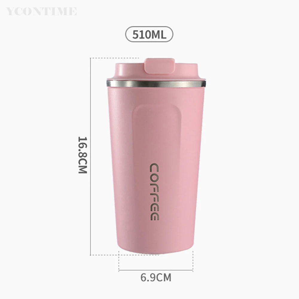 Stainless Steel Insulation Coffee Mug Portable Outdoor Car Travel Smart  Thermos Bottle LED Temperature Display Thermal Cup 390ml - AliExpress
