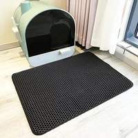 Waterproof Pet Cat Litter Mat – Double Layer Non-Slip Mat for Clean and Dry Floors
