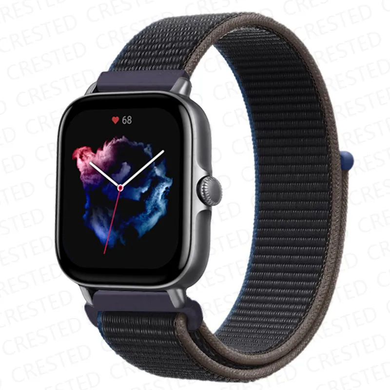 Nylon Sport Watch Band Bracelet - 20mm/22mm Adjustable Strap