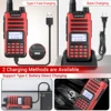 2PCS BaoFeng M-13 Pro V2 Walkie Talkie Long Range 2S Copy Waterproof Type-C Charge High Power UV-5R 5RH UV13 UV-9R Two Way Radio 4